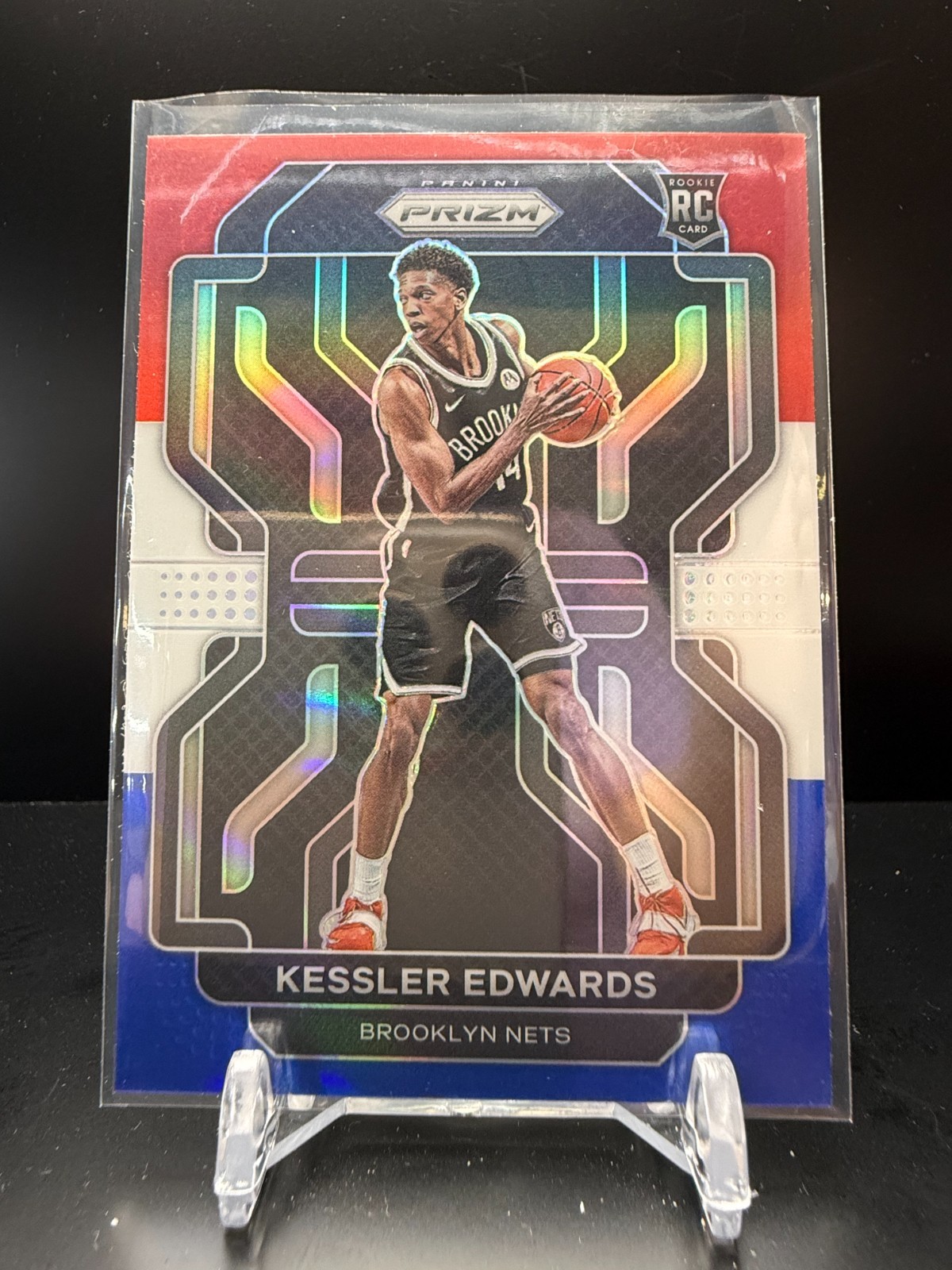 C044 - 2021-22 Panini Prizm - Kessler Edwards #284 - Red White Blue RC