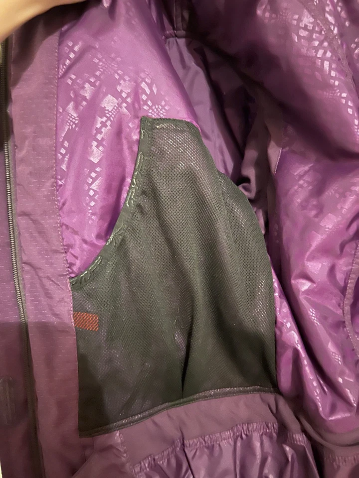 Chaqueta de esquí/snowboard Spyder púrpura para mujer, aislante, impermeable, Hoo extraíble Foto 2 de 4