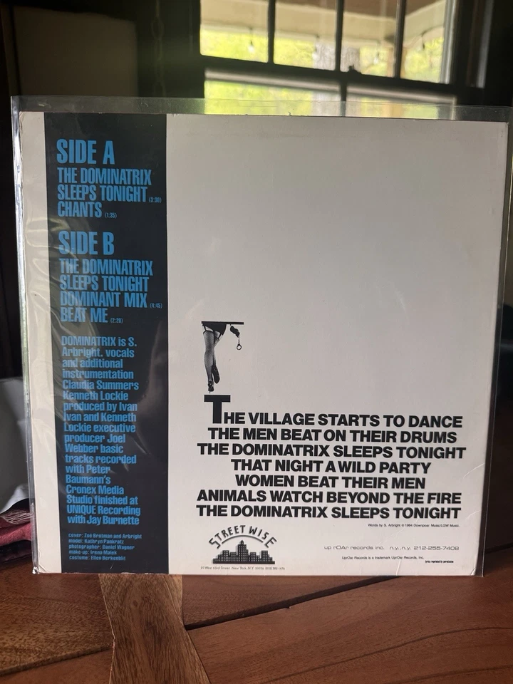 The Dominatrix Sleeps Tonight - vinyl lp record 1984. SWRL 2220 – VG, VG - Image 2 of 2