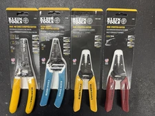 4-Klein Tools Wire Stripper/Cutters K1412, K1095,11045-12-SEN,11046 NEW+FRRE SH.