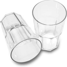 VEILEDGEM Bicchieri In Plastica Infrangibili 255 Ml - Set Da 6, Senza BPA, Tritan Trasparente, Ideali Per Cucina, Spiaggia E Cocktail