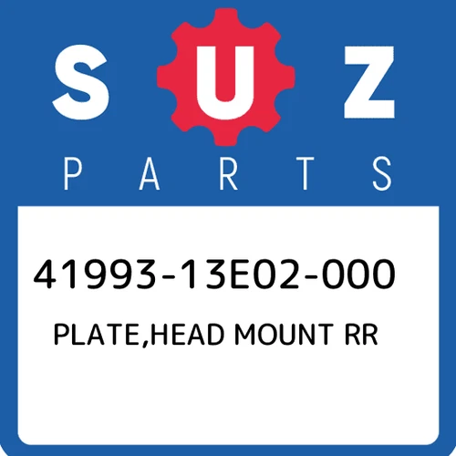 PLATE, HEAD MOUNT REAR