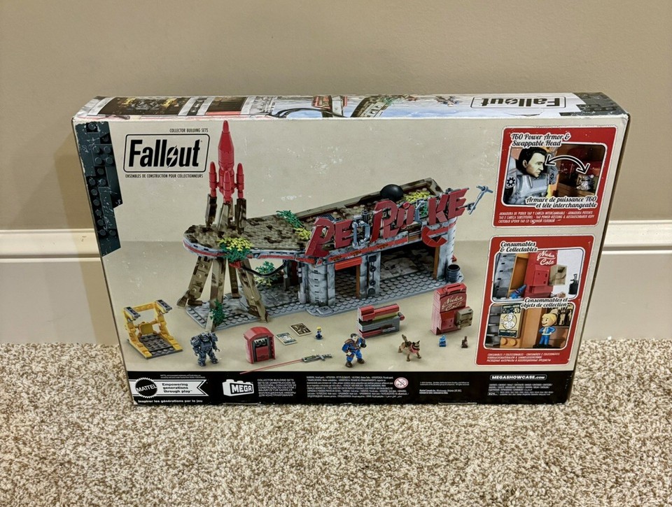 Two MEGA FALLOUT Red Rocket Truck Stop And T-60 Power Armor Set Lot NIB ...