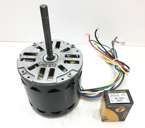 A.O. Smith F48T03A50 Electric Blower Motor 3/4HP 1110 RPM 4SPD 115V used #CME652