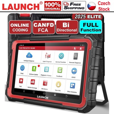 LAUNCH X431 PRO ELITE Bidirectional Car Diagnostic Tool K.ey Coding OBD2 Scanner