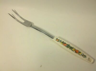 Ekco Vegetable Design Kitchen Fork Stainless with Plastic Handle