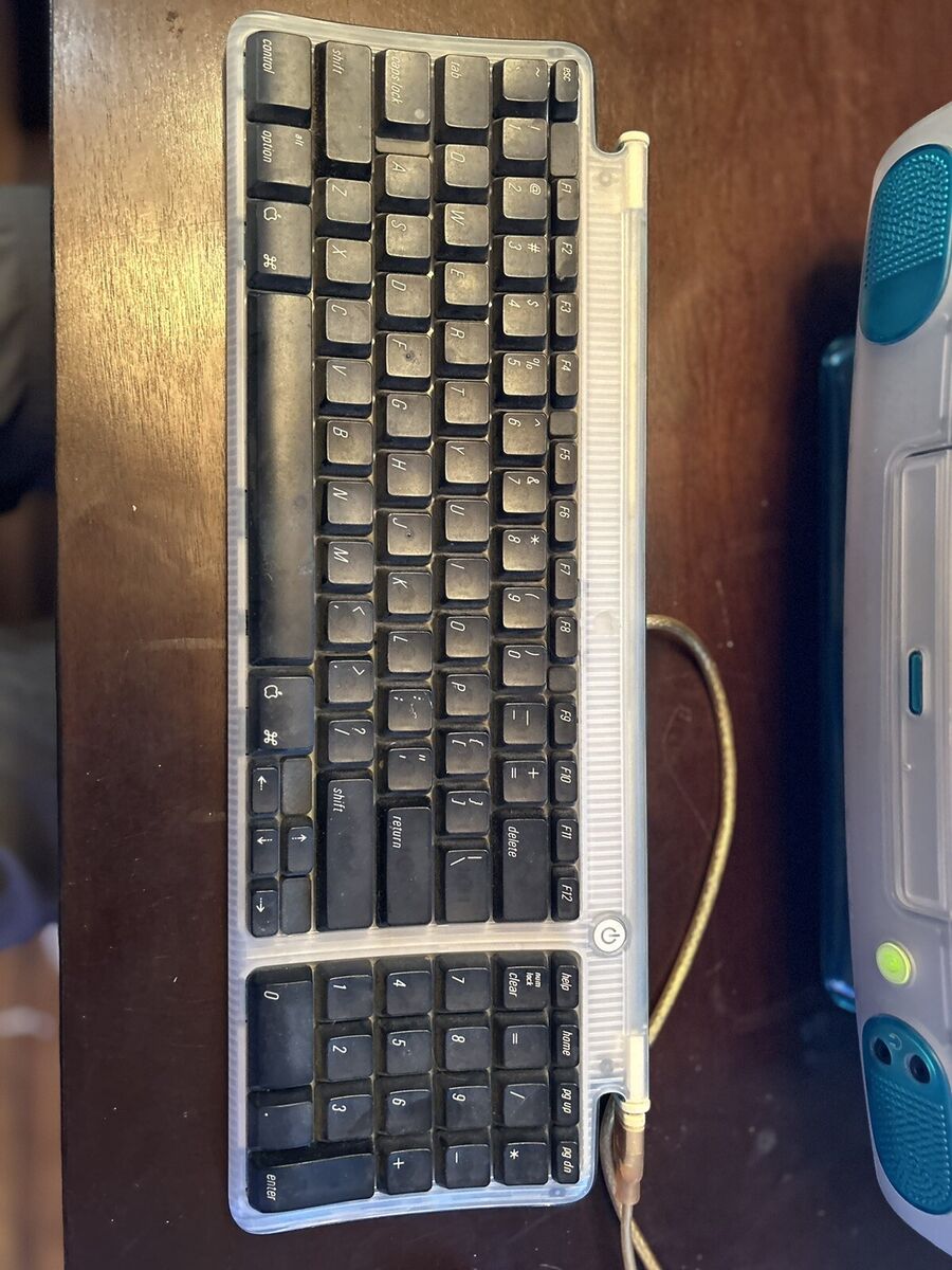 Original 1998 iMac G3 233MHz M4984 Computer Keyboard Mouse Original 1998 iMac G3 233MHz M4984 Computer Keyboard Mouse