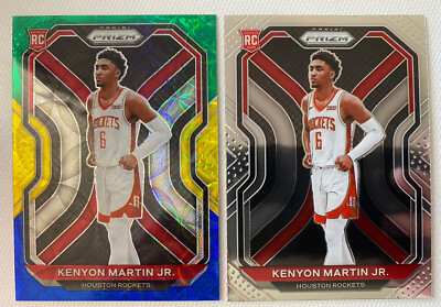2020-21 Panini Prizm Choice Blue Yellow & Green Kenyon Martin Jr Rookie RC  2