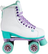 Chaya Melrose White Teal Quad Skates Womens 6.0 NEW