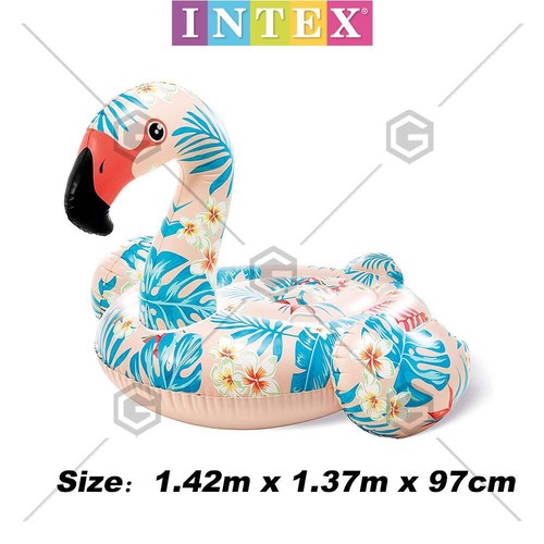 INTEX Giant Unicorn Pink Flamingo Dragon Ride On Float Raft Swimming Pool Beach - Picture 9 of 14