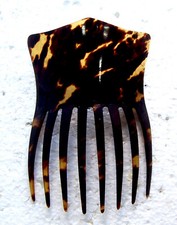 Victorian faux tortoiseshell hair comb  NO US IMPORT FEES