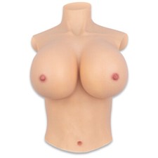 Realistic Silicone Breast Forms Breast Plate Fake Boobs G Cup For Crossdresser