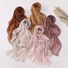 Women Hijab Long Headscarf Shawl Wrap Muslim Scarf Turban Islamic Stoles Scarves