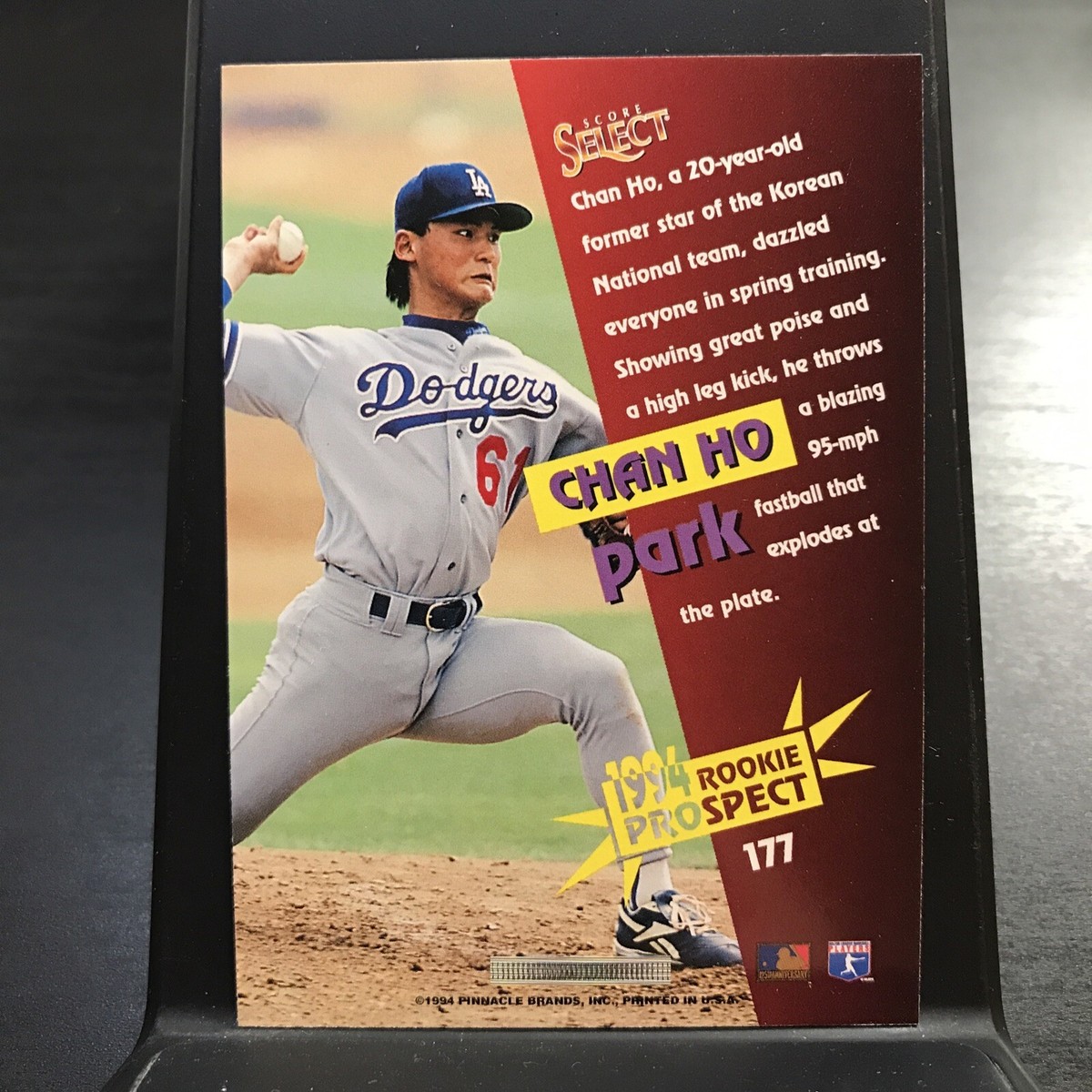 Chan Ho Park 1994 Select Rookie Prospect #177 RP, RC Los Angeles