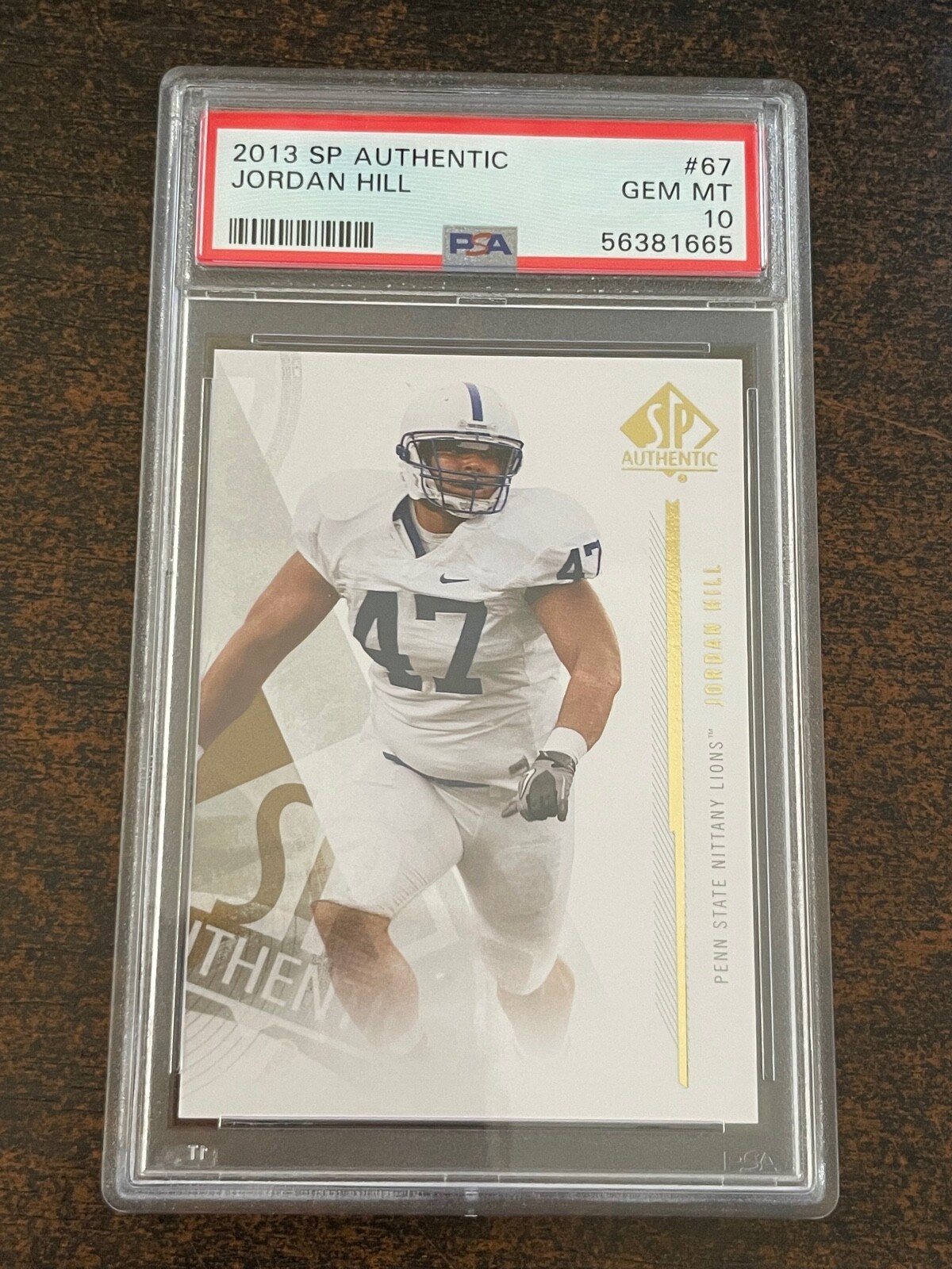 Jordan Hill SP Authentic #67 Base