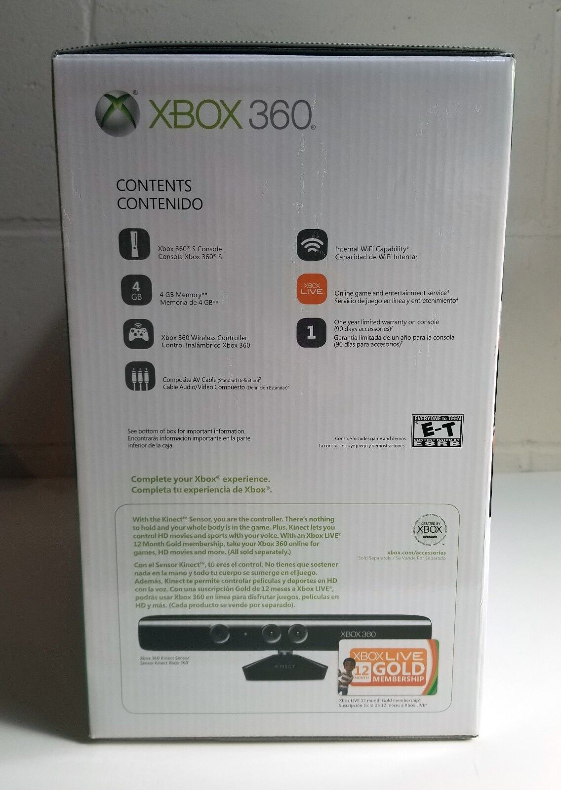 Microsoft Xbox 360 S 110GB Console Gaming System White 1439