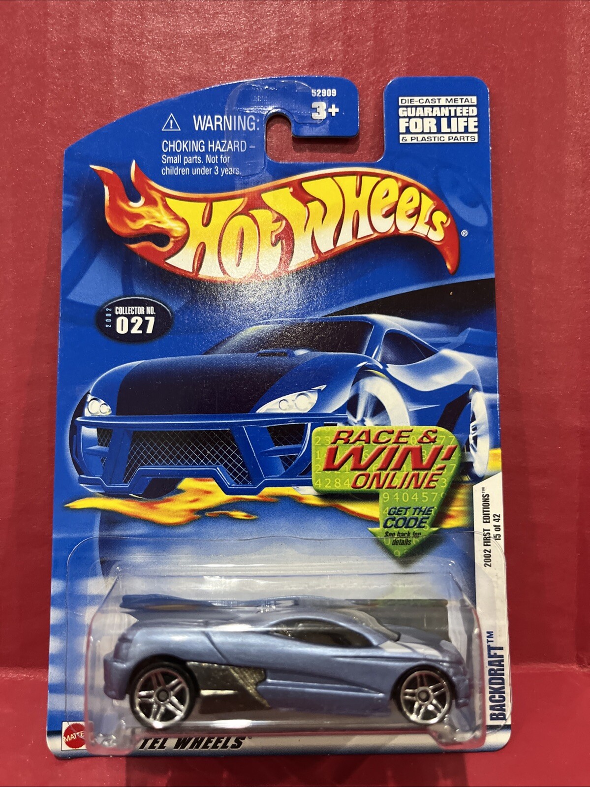 Hot Wheels 2002 First Editions 15/42 BACKDRAFT #027