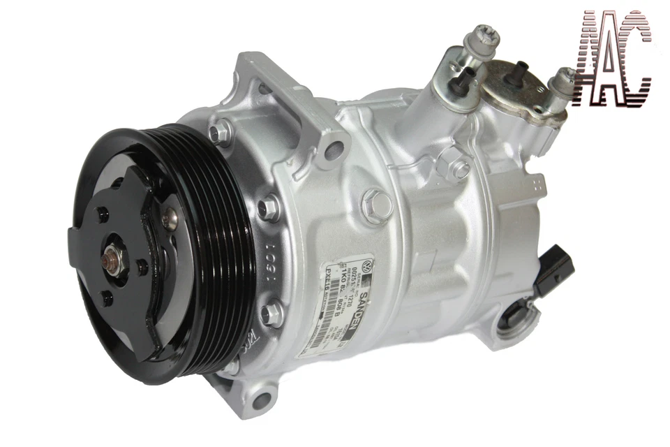 2010-2012 奥迪 A3 2.0L;2010-2014 大众高尔夫、EOS、JETTA、GTI 2.0L 交流电压缩机套件 — 第 2/4 张图片