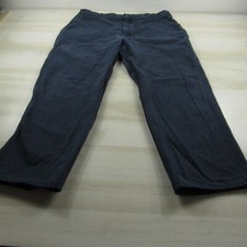 Carhartt Pants Mens 40x30 Blue Original Dungaree Fit Canvas Workwear Outdoor