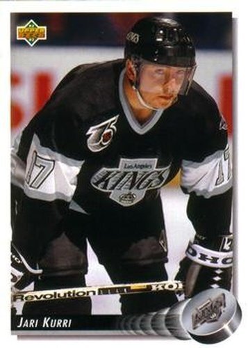 #218 Jari Kurri - Los Angeles Kings - 1992-93 Upper Deck Hockey - Picture 1 of 1
