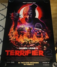 TERRIFIER 2 Original DS Double Sided 27x40 Movie Poster HORROR Art LAST ONE!