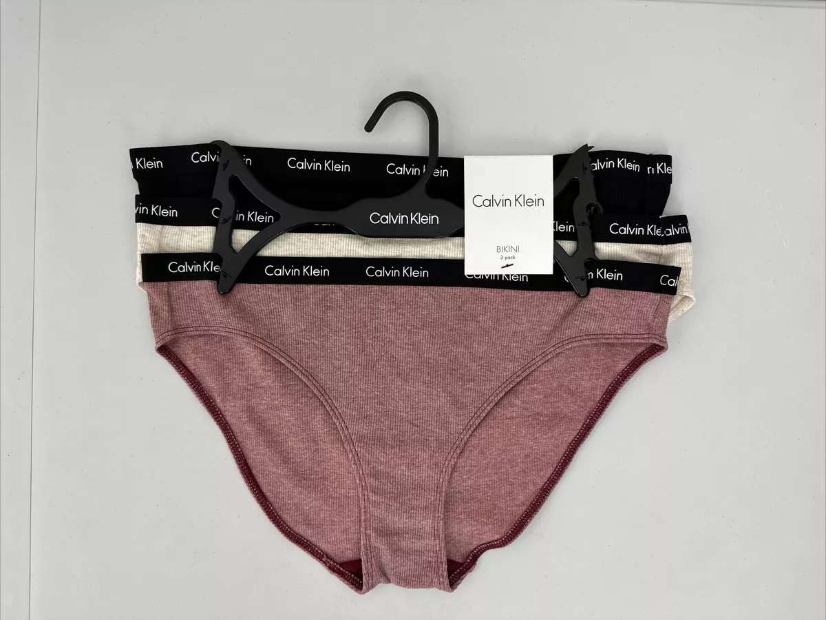 Women's Knickers Calvin Klein Black 3 Pack Lingerie