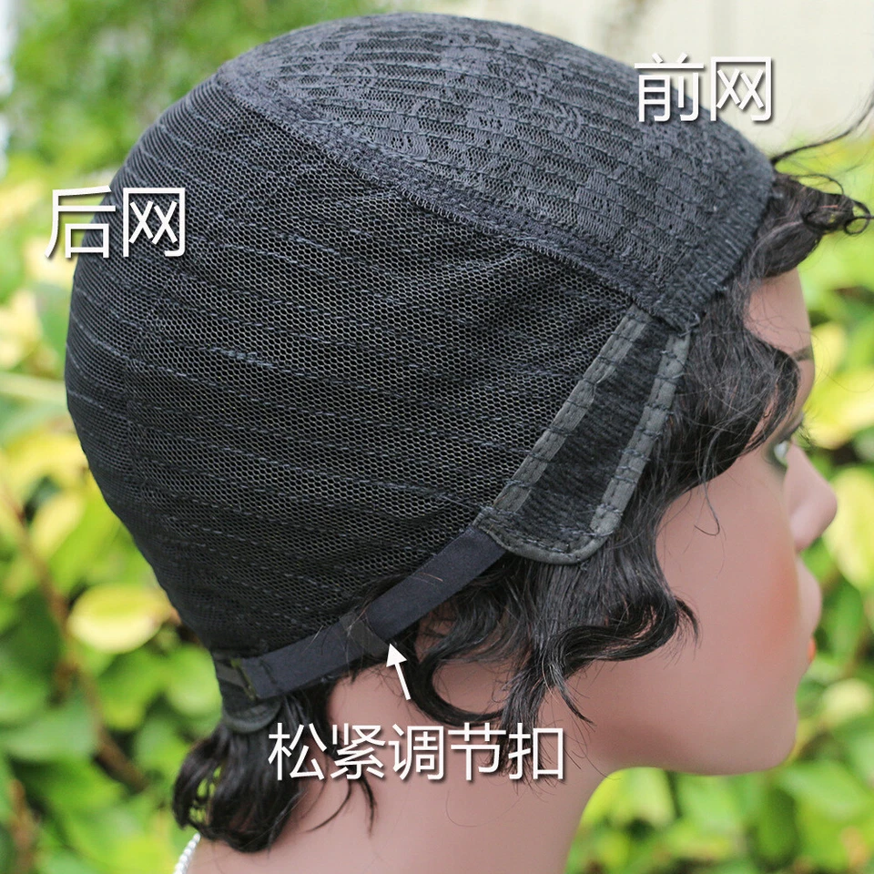 Highlight Ash Brown Human Hair Wig for Women Short Bob Wig With Bangs No Lace - Image 2 of 2