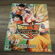 PLV DRAGONBALL Z  affiche sortie du jeux playstation 2 sony