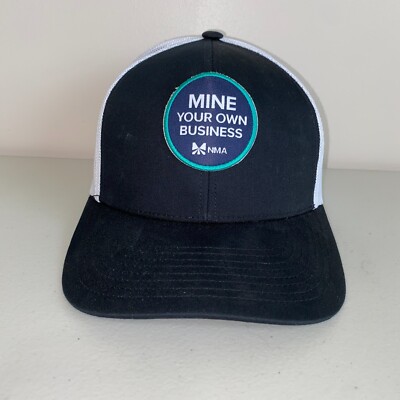 Mine Your Own Business National Mining Association Snapback Hat Cap Black