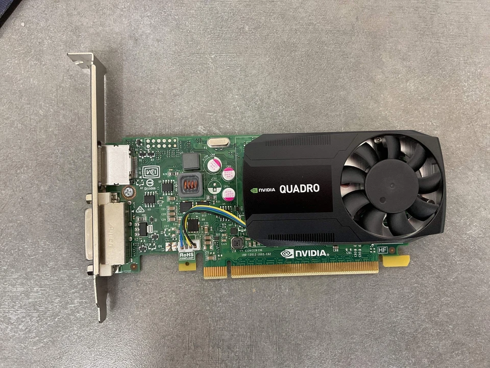 NVIDIA QUADRO GRAPHICS CARD K620 DVI, DISPLAYPORT - REFURBISHED - Image 2 of 3