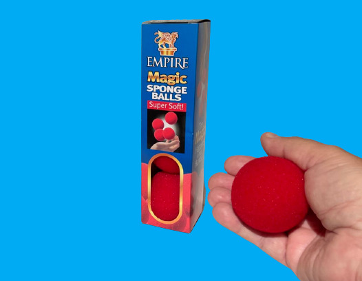 Magic Trick Sponge Balls 3 Super Soft (Set of 4) Red