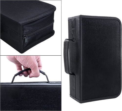 DVD Case, 128 Capacity CD/DVD Case Wallet Binder Storage Holder Booklet for Car - Picture 5 of 12