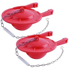 2 Pack Large 3-Inch Toilet Flapper Replacement Compatible Water tank baffle