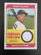 2023 Topps Heritage Baseball Jorge Polanco Clubhouse Collection Relic. CCR-JP