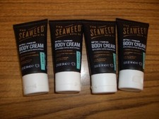 4 Tubes- The Seaweed Bath Co Firming Detox Body Cream Awaken Rosemary Mint 1.5oz