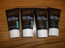 4 Tubes- The Seaweed Bath Co Firming Detox Body Cream Awaken Rosemary Mint 1.5oz