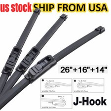 Front & Rear Windscreen Wiper Blades For Citroen Berlingo 2008 to 2018 3Pcs/set