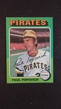 1975 Topps Baseball card # 359 Paul Popovich ( G to VG)