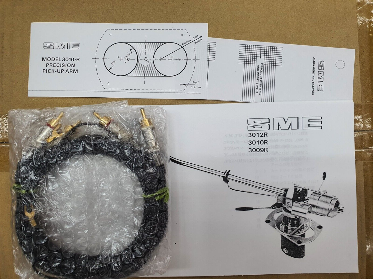 Used SME 3010R 10 inches Tonearm in Black version, Made in United