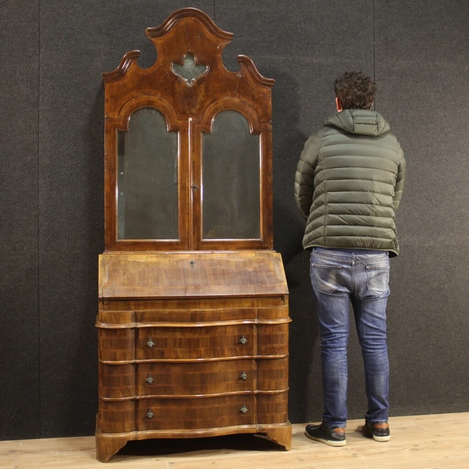 Trumeau Mueble Madera Escritorio Oficina Armario Secrétaire Salón Siglo XX Foto 2 de 4