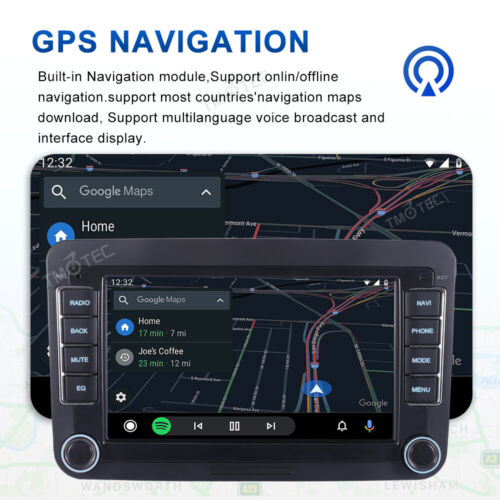7" Car Stereo 3+32G For VW Volkswagen Jetta Passat Android 13 CarPlay GPS Nav BT - Picture 10 of 15