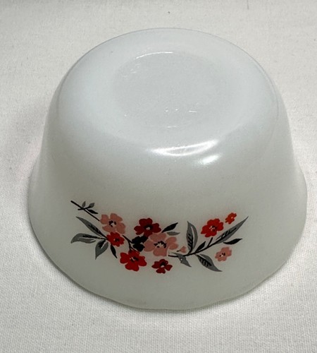 Fire King Milchglas Primel 424 6 Unzen überbackener Pudding kleine Tassen Auflaufförmchen Vintage - Bild 13 von 13