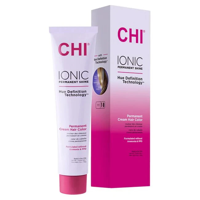 Крем-краска для волос CHI IONIC Permanent Shine Creme - 3 унции - 11 Вт EX LT ТЕПЛЫЙ БЛОНД