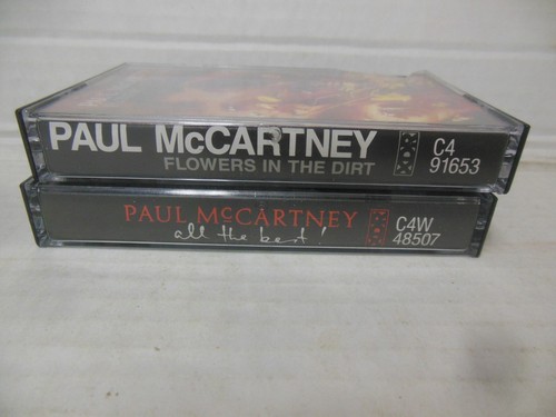 LOT OF 2 exc PAUL McCARTNEY cassettes ALL THE BEST + FLOWERS IN THE DIRT - Picture 2 of 4