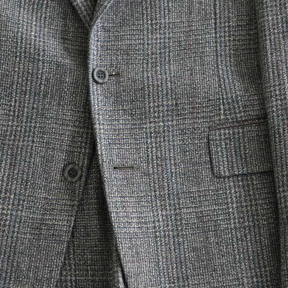 Chaqueta Blazer Abrigo Deportivo De Colección Eagle University 42L Gris Suave Tweed Lana Para Hombre Foto 3 de 4