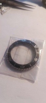 OEM Seiko Kinetic Diver SKA367, SBCZ011, 5M62-0BL0 Black Rotating Bezel Ghiera 