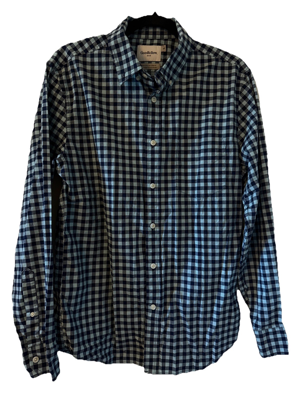 Goodfellow Men’s Medium Strd Button Down Long Sle… - image 1
