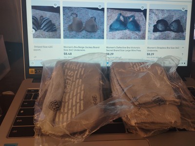 Lot of 2 Pairs Of Acti Tred Brand Skid Free Mobility Slipper Socks Size XL NEW!