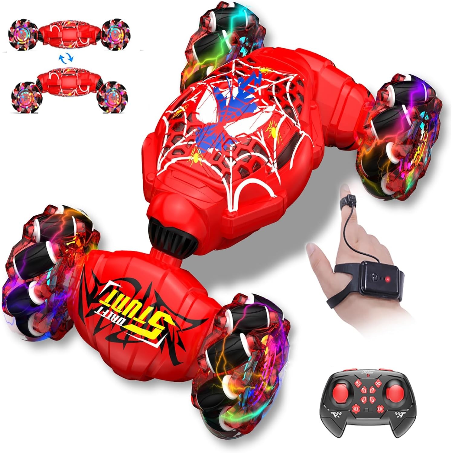 - 2.4ghz 4wd Gesture Sensing Rc Stunt Car Toys For Boys Girl