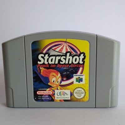 Infogrames Nintendo 64 Starshot: Panik im Space Circus PAL Modul NUS-006(EUR)